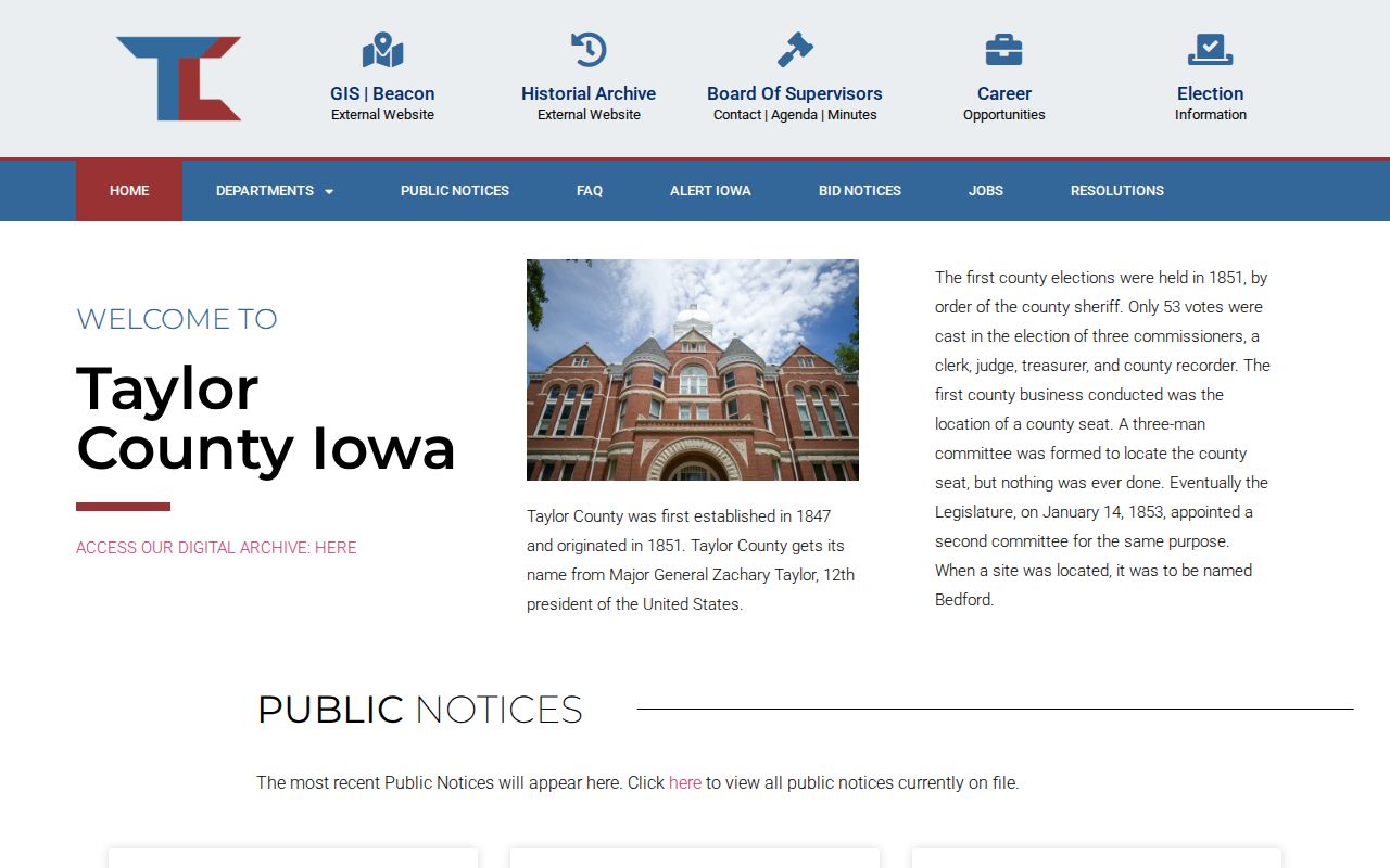 Taylor County warrant records courthouse contact information